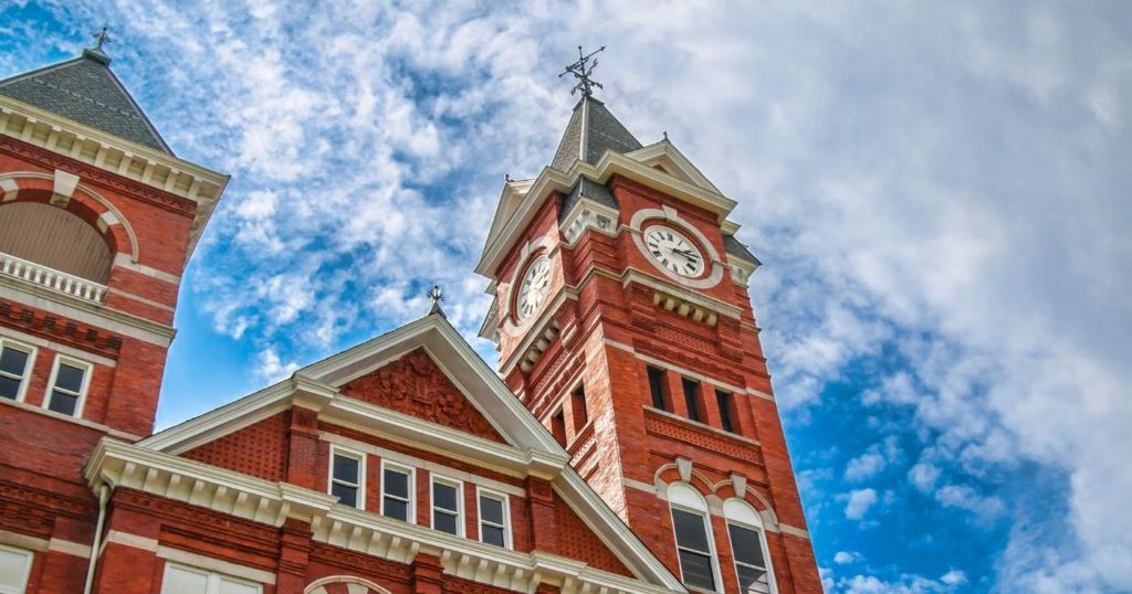 Auburn University's Samford Hall - image for Wells + Associates transportation project case study