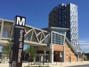 spring hill metro station, tysons virginia