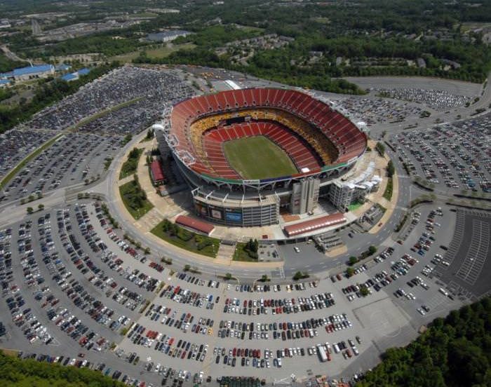 Fedex Field stadium traffic impact study parking analysis signal design