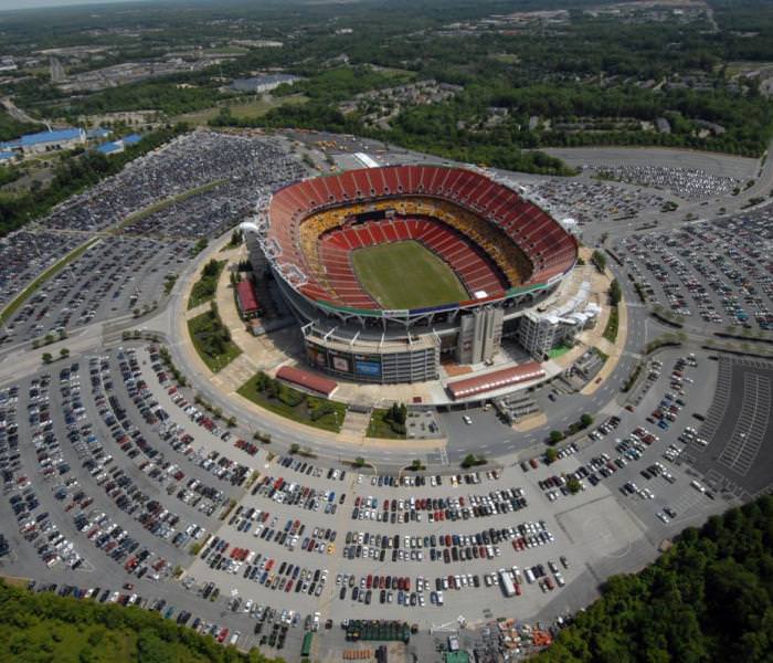 Fedex Field stadium traffic impact study parking analysis signal design