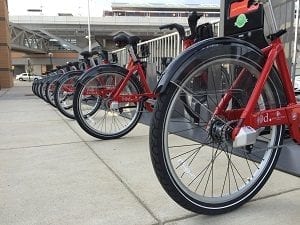 bikeshare facility in Tysons, Virginia