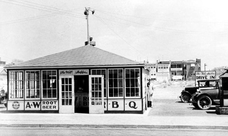 Marriott's original A&Q root beer stand 1927