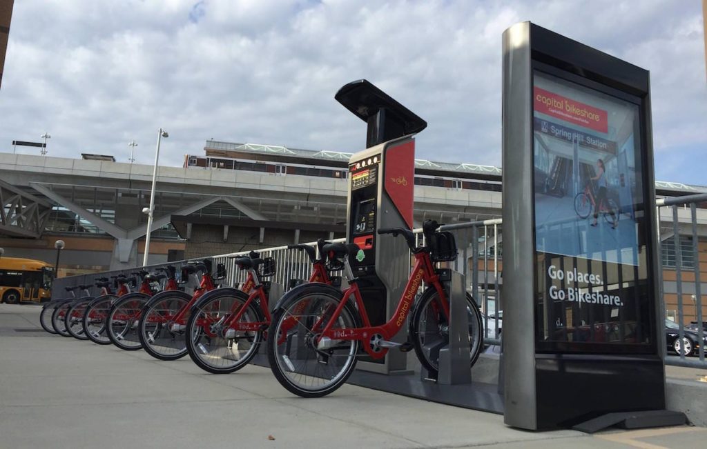 capital bikeshare station spring hill metro tysons