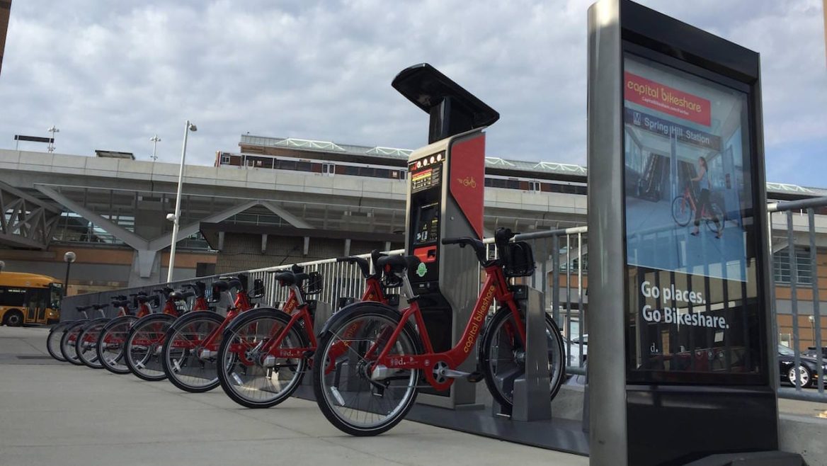 capital bikeshare station spring hill metro tysons