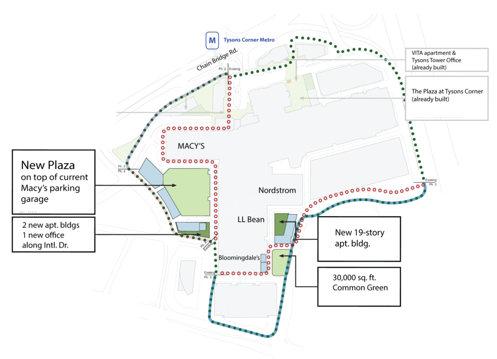 tysons corner center residential expansion graphic