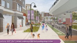 KOP Rail artist rendering 1st Avenue