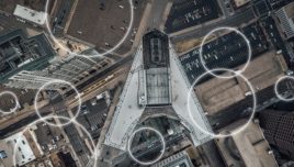 Bird's eye view of Denver - TDM parking article Wells + Associates