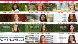 Women of Wells + Associates 2020 - Women's History Month graphic