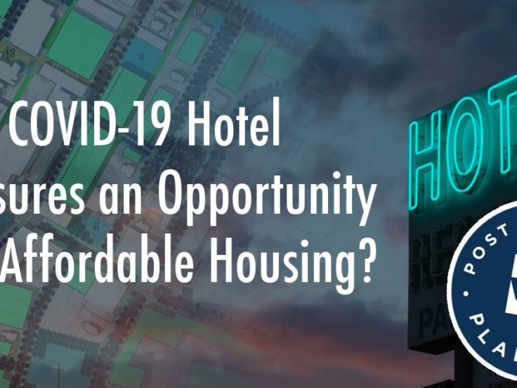 graphic header for article: Are COVID-19 Hotel Closures an Opportunity for Affordable Housing?