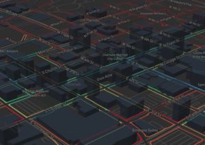 Figure 1 - Charlotte Shared Streets map, City Center by Wells + Associates