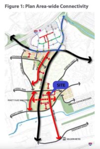 landmark corridor area-wide connectivity plan map city of alexandria