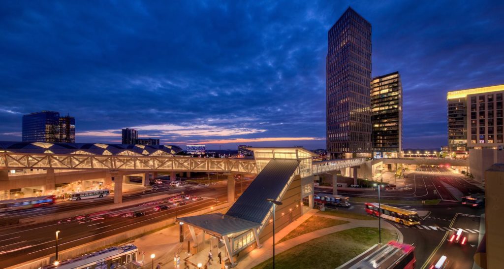 Tysons Corner Center metro station multimodal options Wells + Associates