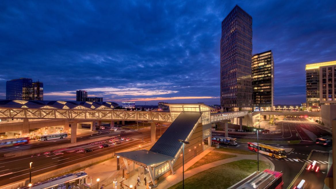 Tysons Corner Center metro station multimodal options Wells + Associates