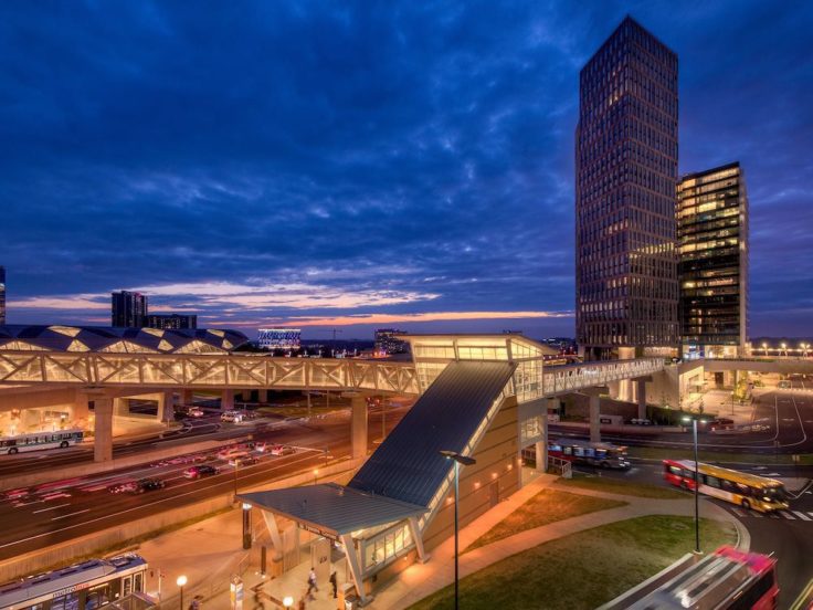 Tysons Corner Center metro station multimodal options Wells + Associates