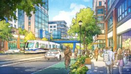 charlotte gateway district street rendering source - city of charlotte