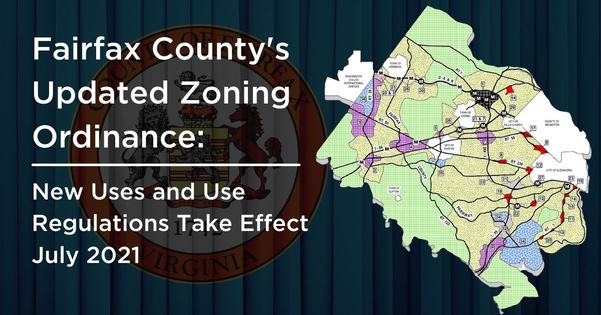 fairfax county zoning ordinance july 2021 graphic header for W+A blog