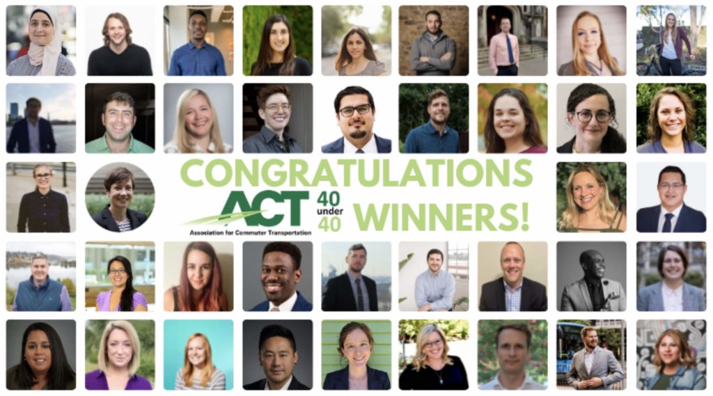 ACT 40 Under 40 Award Recipients - collage of potraits