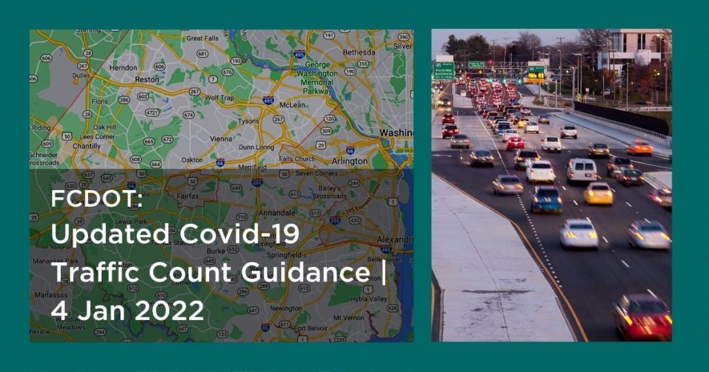 graphic showing vehicular traffic for blog about FDCOT traffic count guidance january 2022