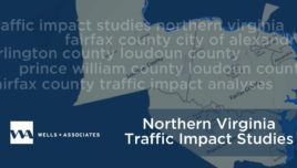 graphic showing northern virginia counties for traffic impact study article