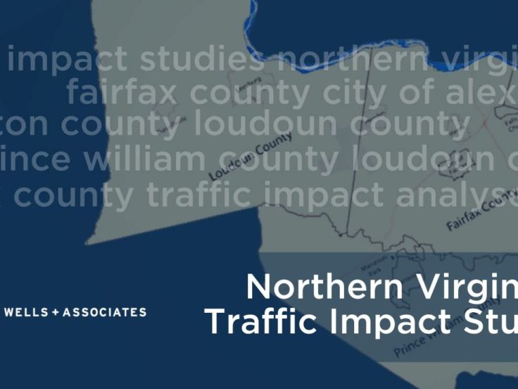 graphic showing northern virginia counties for traffic impact study article
