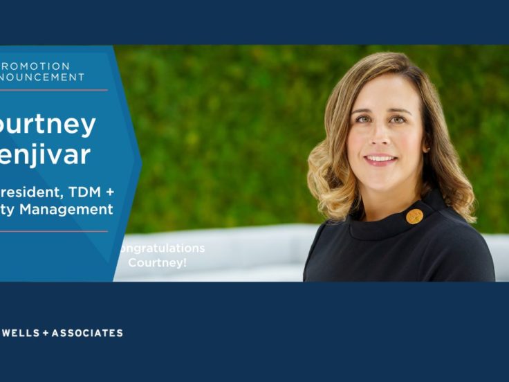 image of Courtney Menjivar for press release for her promotion to Vice President of Mobility Management and TDM at Wells + Associates