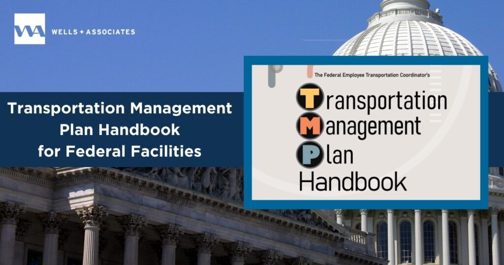 graphic showing the US Capitol building for webpage about the Transportation Management Plan (TMP) Handbook for Federal Facilities