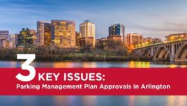 image showing Arlington skyline for article on parking management plan approvals