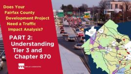 image including traffic in tysons for Fairfax County traffic impact analysis article about tier 3 and chapter 870